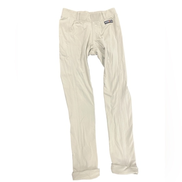 Kerrits Knee Patch Riding Equestrian Breeches Kids Celery Green Small - Picture 1 of 11